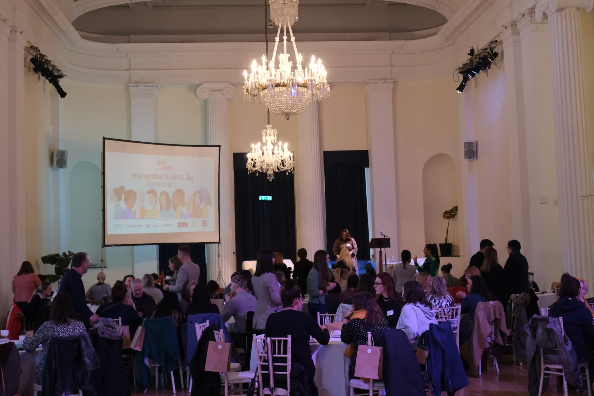 WiTCH members networking at a community event